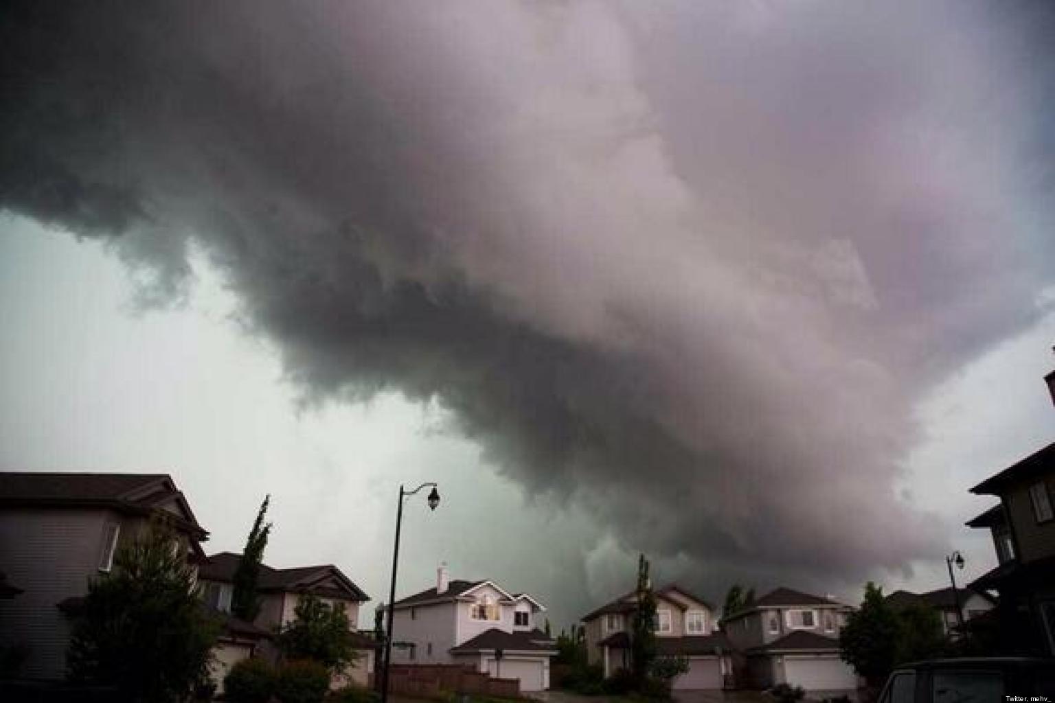 Edmonton Tornado Warning Ends; Severe Storm In Central Alberta