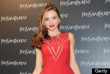 Ravishing In Red: Miranda Kerr's Look For Yves Saint Laurent Appearance In Seoul