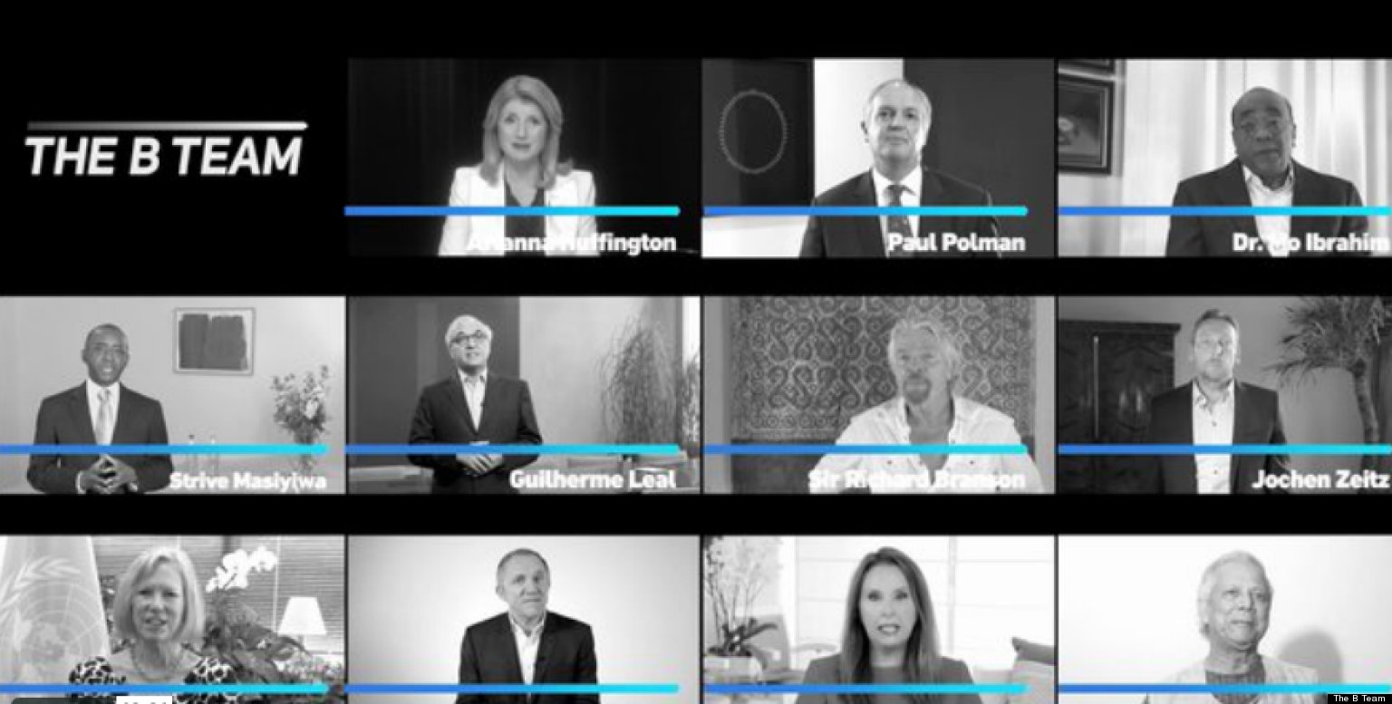 The B Team Launches: Nonprofit Group Aims To Build Better Version Of ...