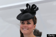 Duchess Of Cambridge Wears Hobbs Mac For Royal Princess Naming Ceremony