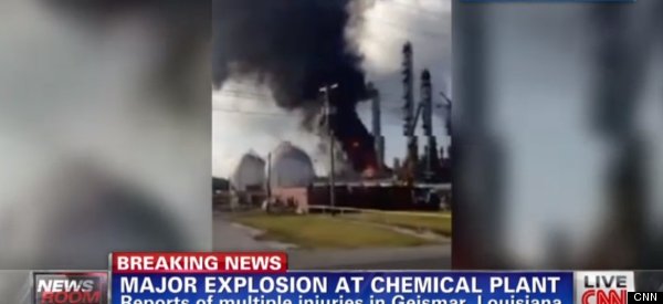 Muerto y heridos en explosión en planta química de Luisiana deja varios heridos