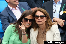 Mint! Pippa Middleton Takes Her Twin Set To The Tennis