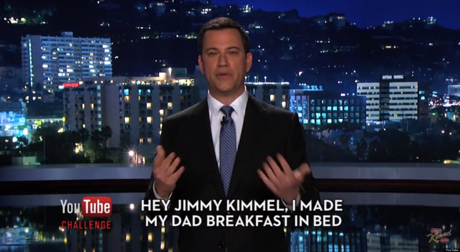 Kimmel's Father's Day Challenge Breakfast in Bed (VIDEO) HuffPost