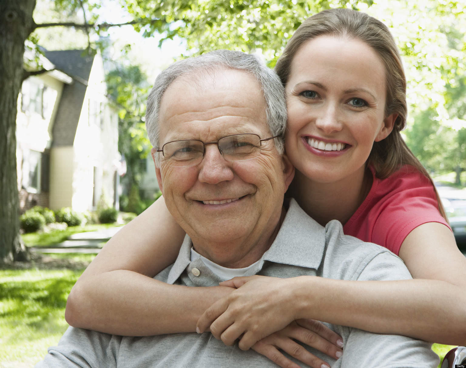 Slideshow grandpa with bisexual couple