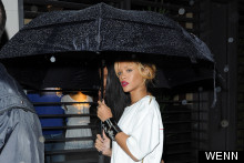 It's All About Black And White For Rihanna In London