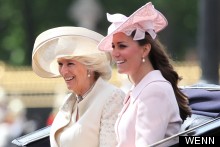 Duchess Kate Wears Pink For Trooping The Colour 2013