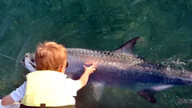 Boy fisherman