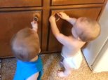 Twin Babies Rubber Bands