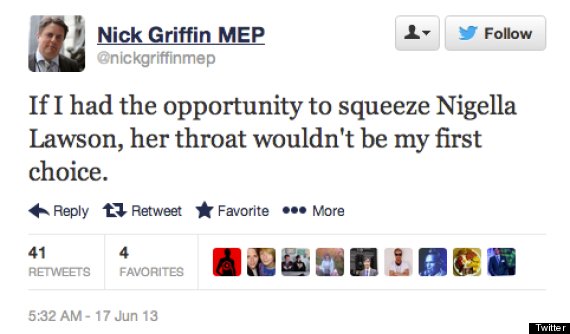 nick griffin tweet