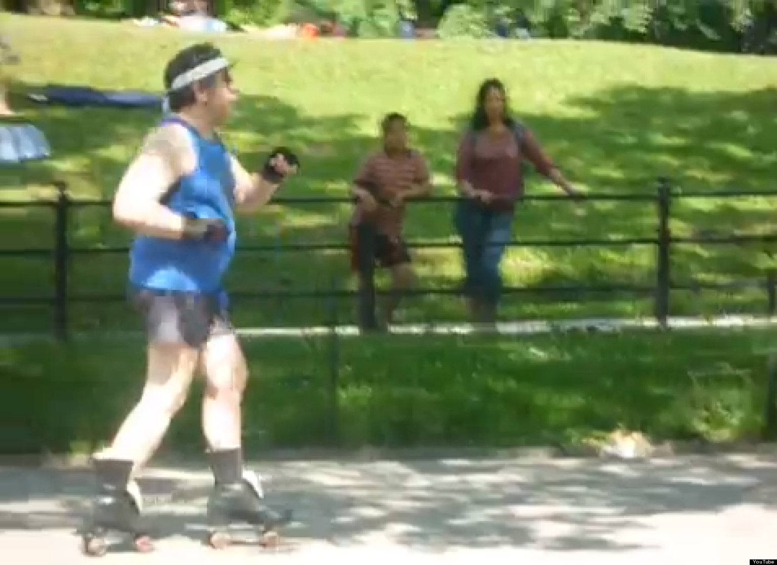 Roller Skater Gets Groove On Right Before FAIL (VIDEO)