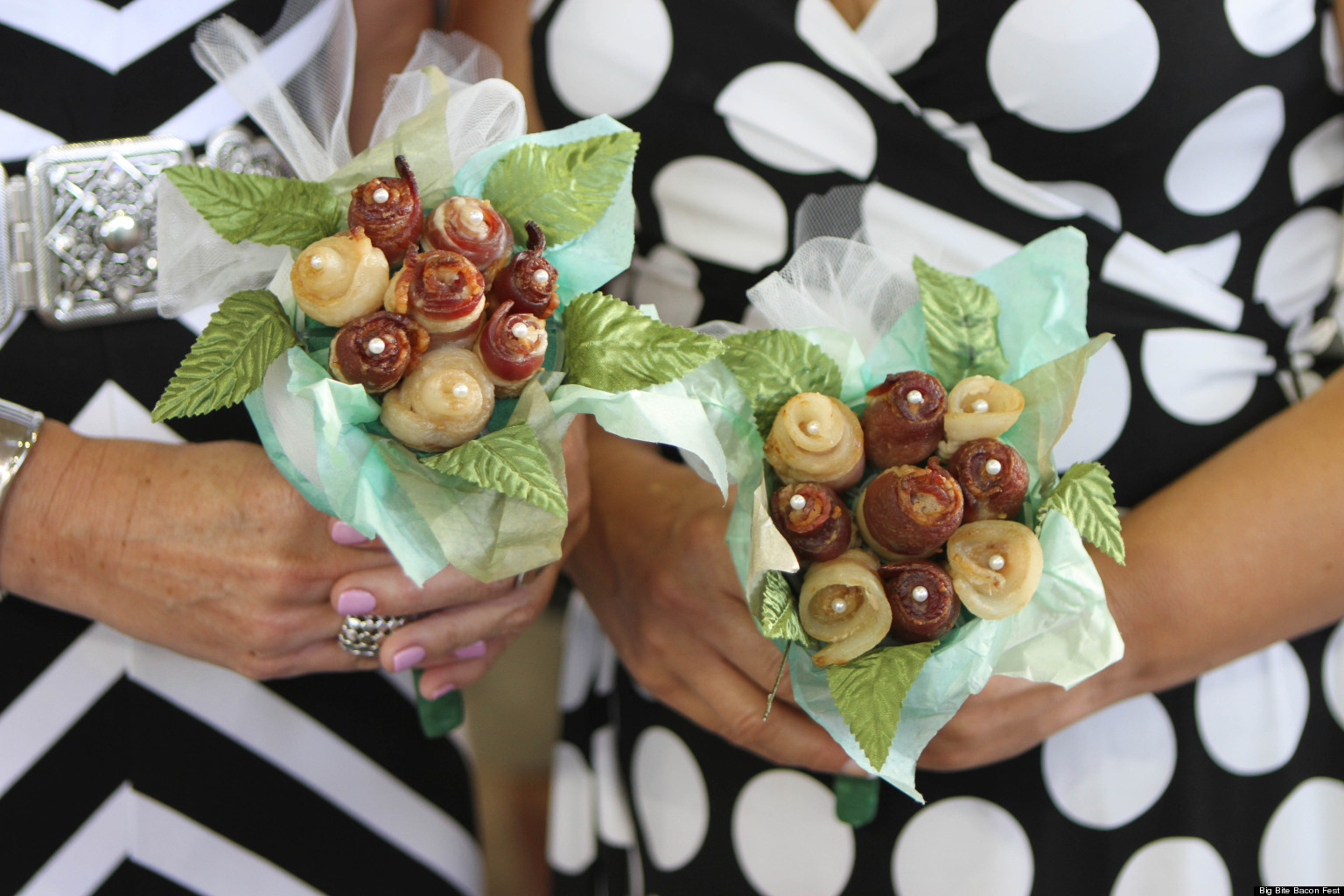 Bacon Wedding Couple Ties The Knot In PorkThemed Ceremony (PHOTOS
