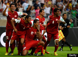 Tahiti Go Wild Over Goal... In 6-1 DEFEAT To Nigeria (PICTURES)