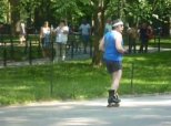 Roller Skater Central Park Groove On