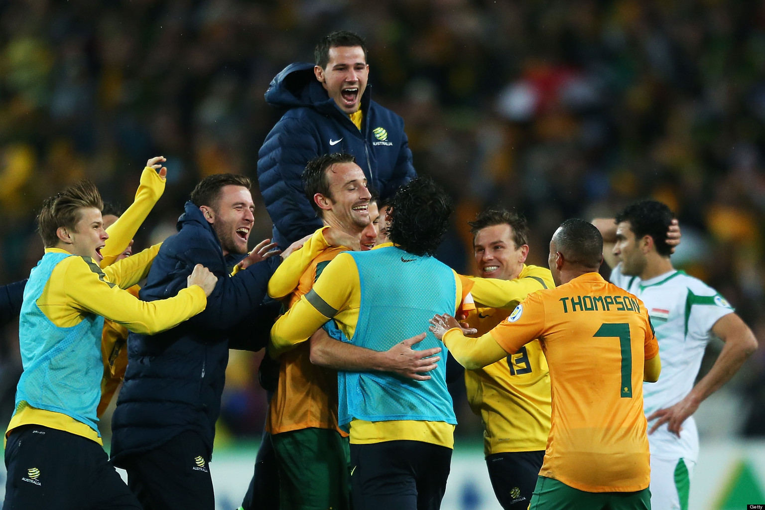 Australia Qualify For 2014 World Cup After 1-0 Win Vs Iraq (PICTURES