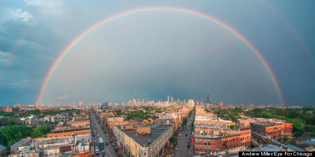 Double Rainbow Chicago Photographer Captures Amazing Shot From Wicker