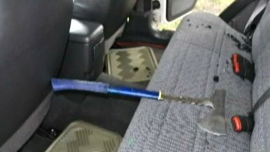 ax on car seat