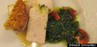 Cooking Off The Cuff: Fish With Dill Pesto