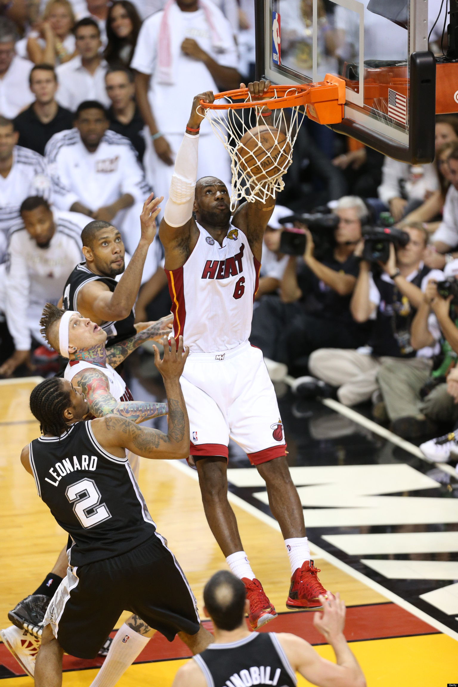 Heat Force Game 7: LeBron James, Ray Allen Lead Miami To 103-100 NBA Finals Game 6 Win ...1536 x 2304