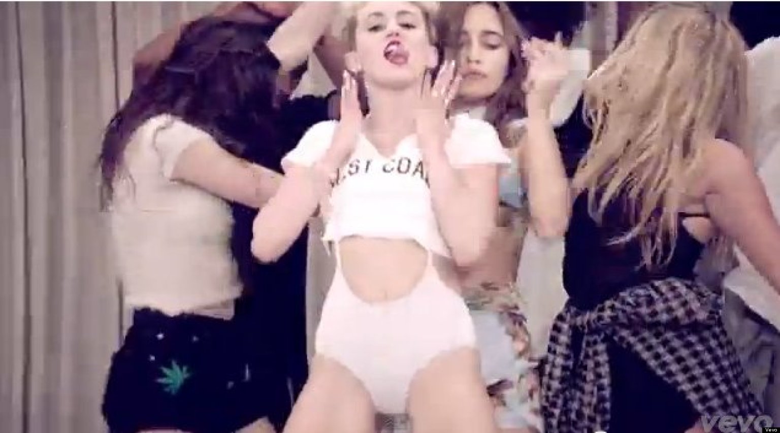 The 10 Most Cringe-Worthy Moments From Miley Cyrus' New Music Video
