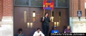 Protesting Parents, Students Refuse To Leave Closing School