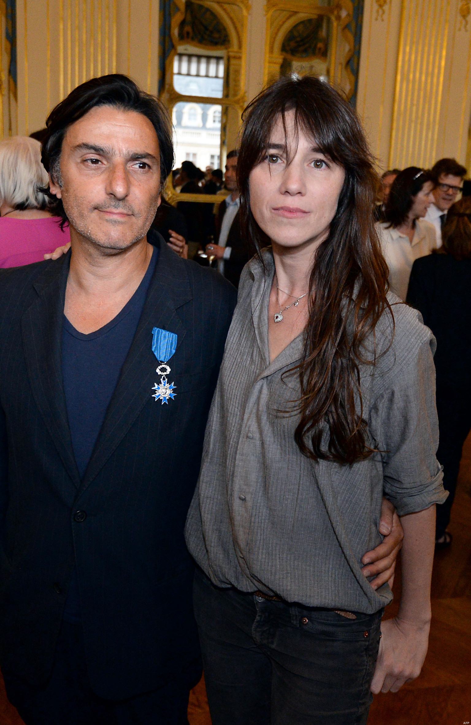 Charlotte Gainsbourg couple