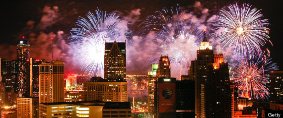 Detroit Fireworks 2013