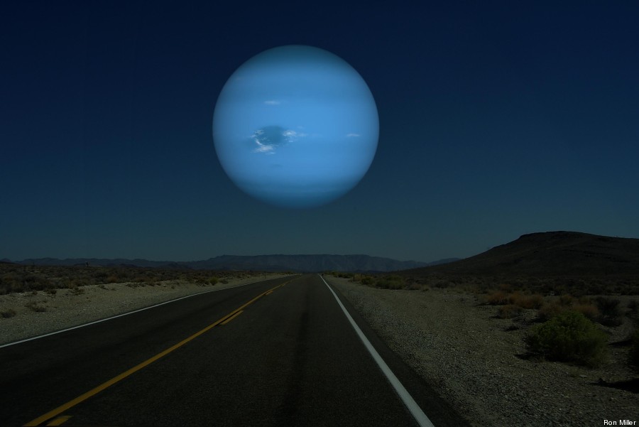 Como veriamos el cielo si los planetas estuvieran a la misma distancia que la Luna O-NEPTUNO-900