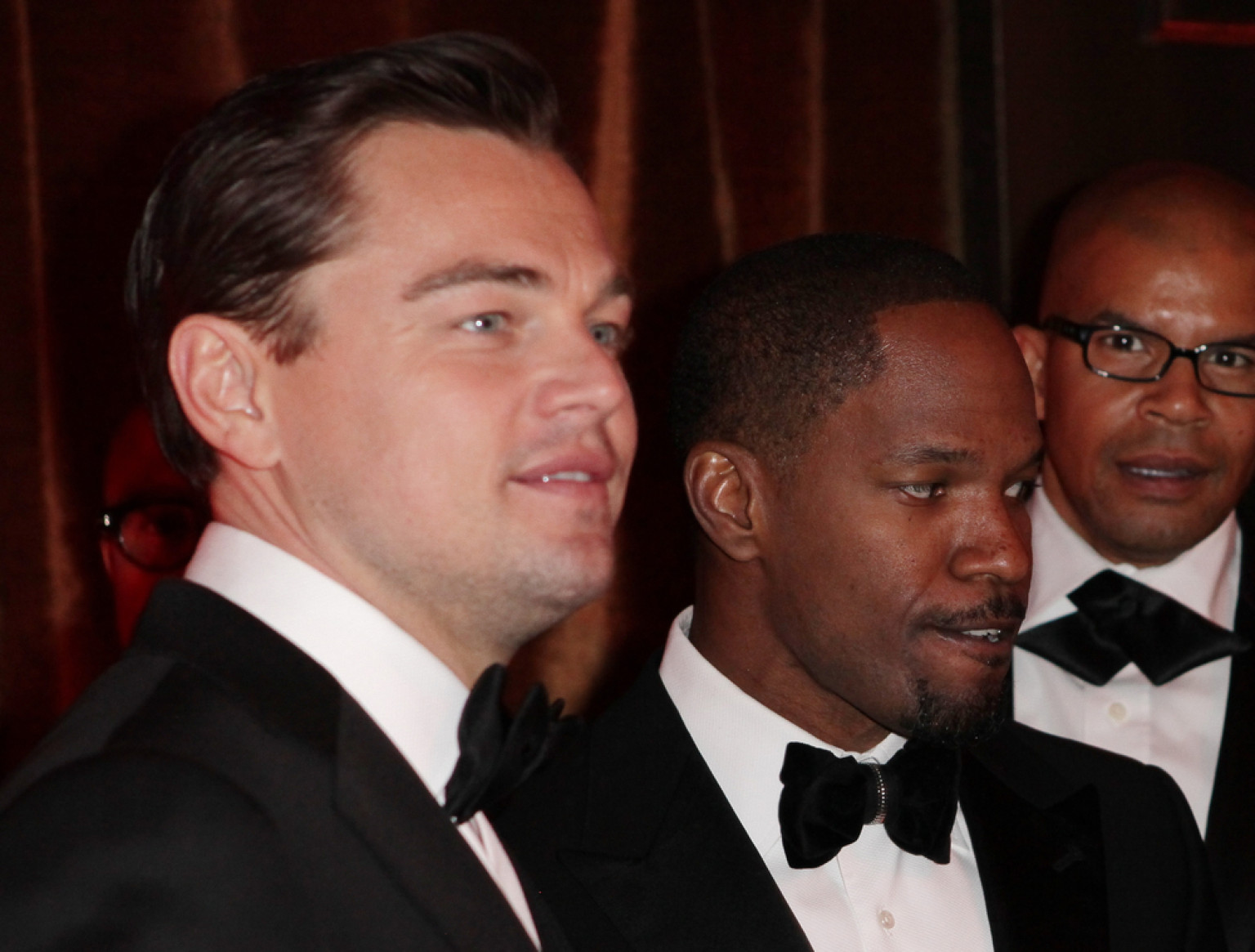 Leonardo DiCaprio, Jamie Foxx In 'Mean Business On North Ganson Street