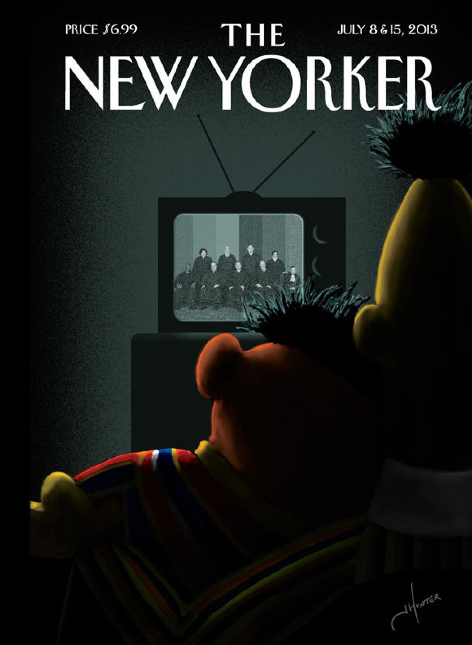 La Cover del New Yorker sul matrimonio gay: Bert e Ernie dei Muppets ...