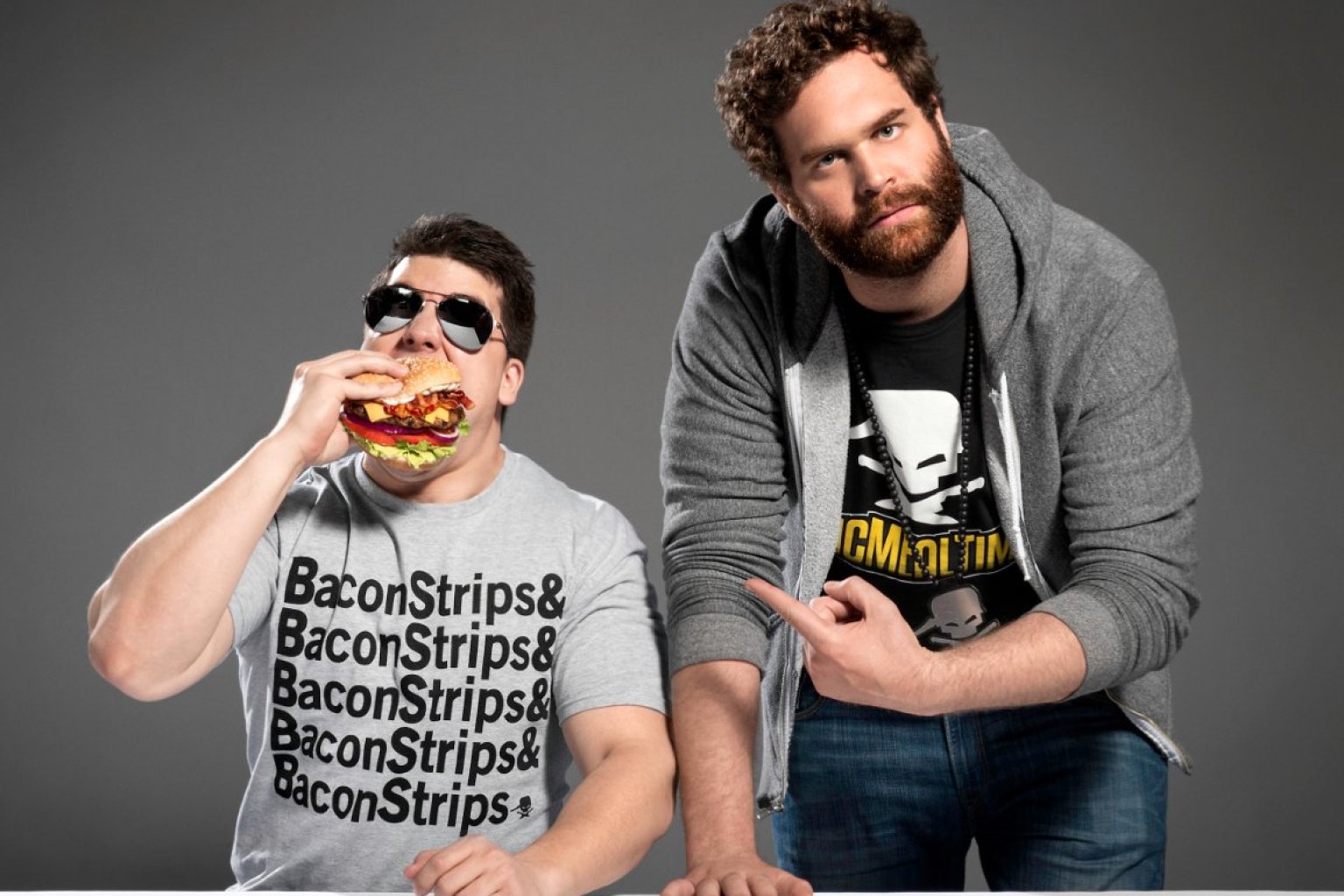 Epic Meal Time Carls Jr Ad Features Lots Of Bacon Video Huffpost 