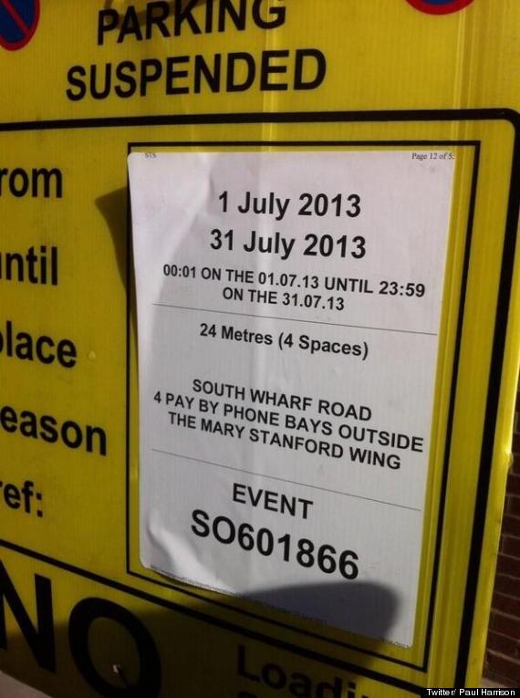 kate middelton parking bays