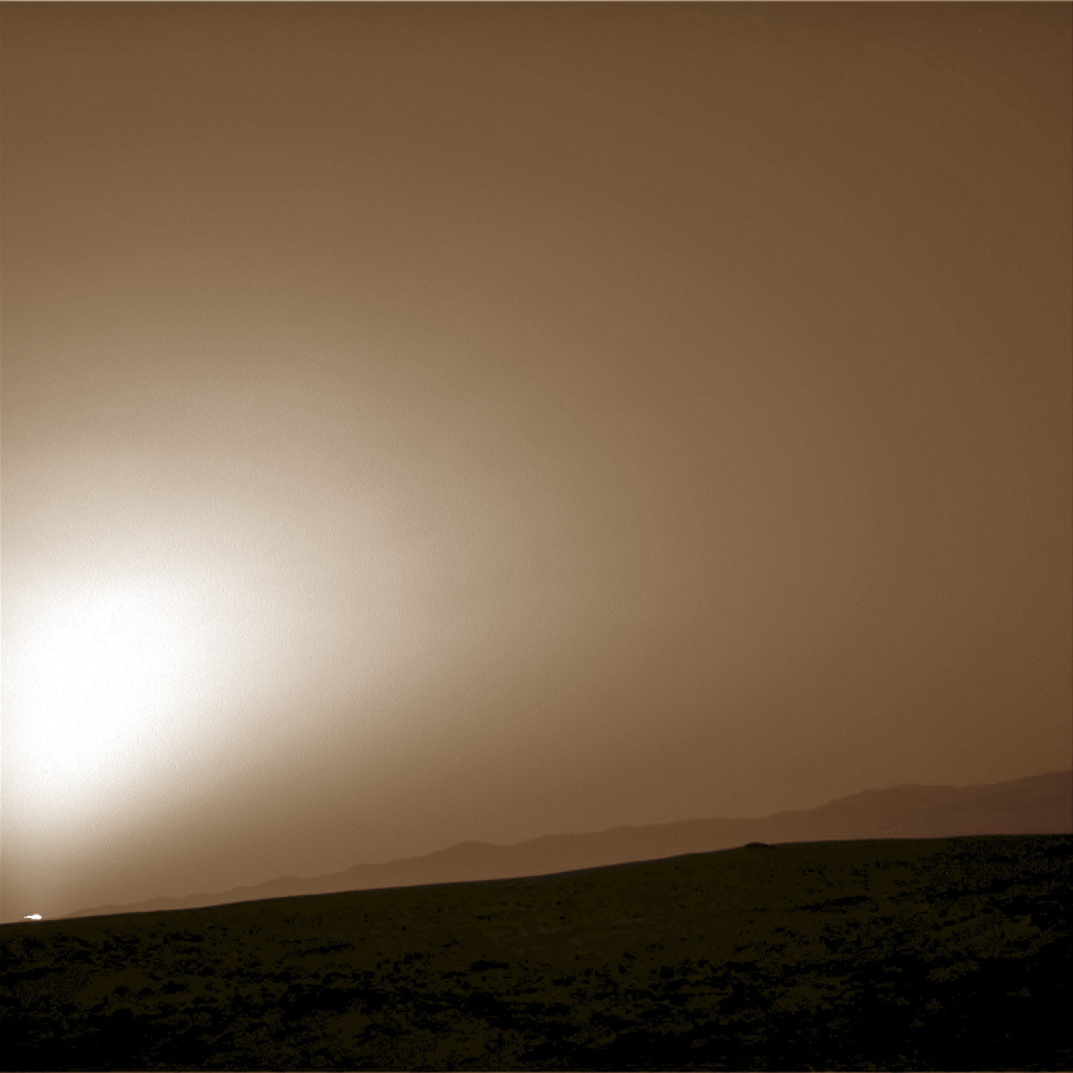 Mars Sunset Nasas Curiosity Rover Captures Dramatic Red Planet