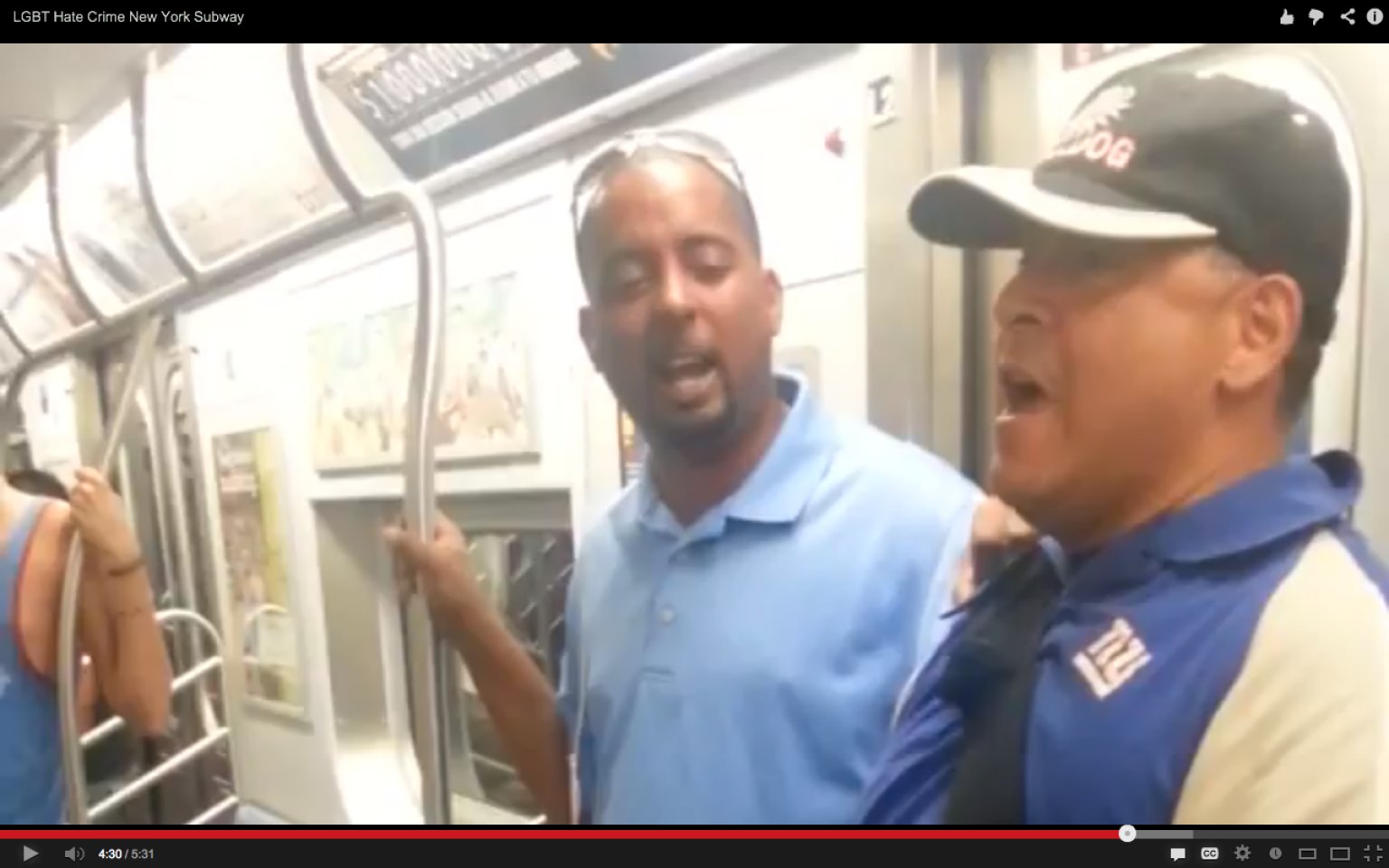 Two Men Allegedly Verbally Physically Harass Lgbt Subway Passengers After Nyc Pride Video 0342