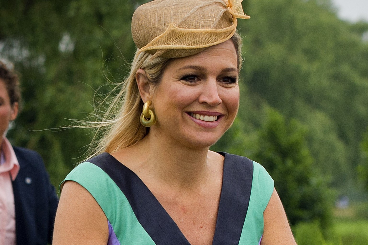 Queen Maxima Rides A Bike In Heels, Continues Tour Of ...