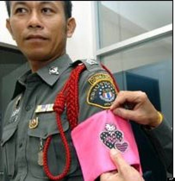 thailand police hello kitty