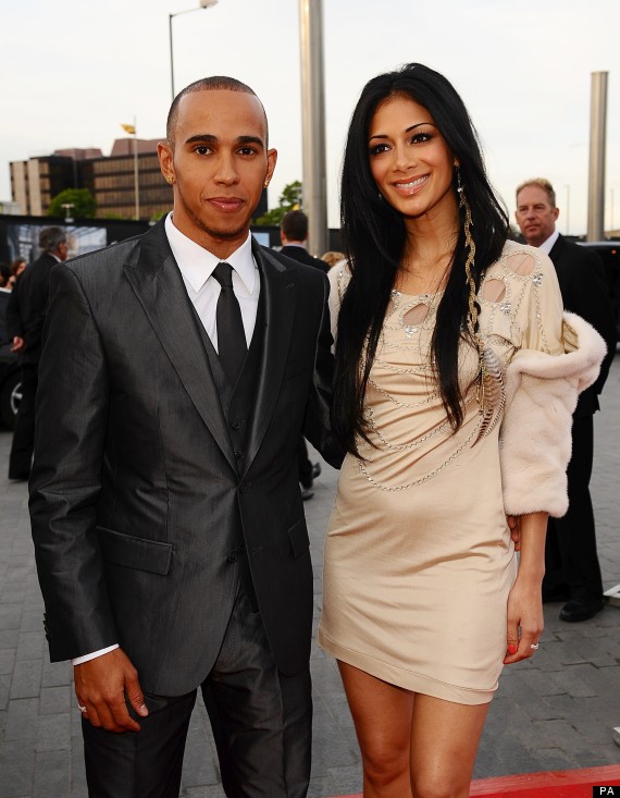 Lewis Hamilton couple
