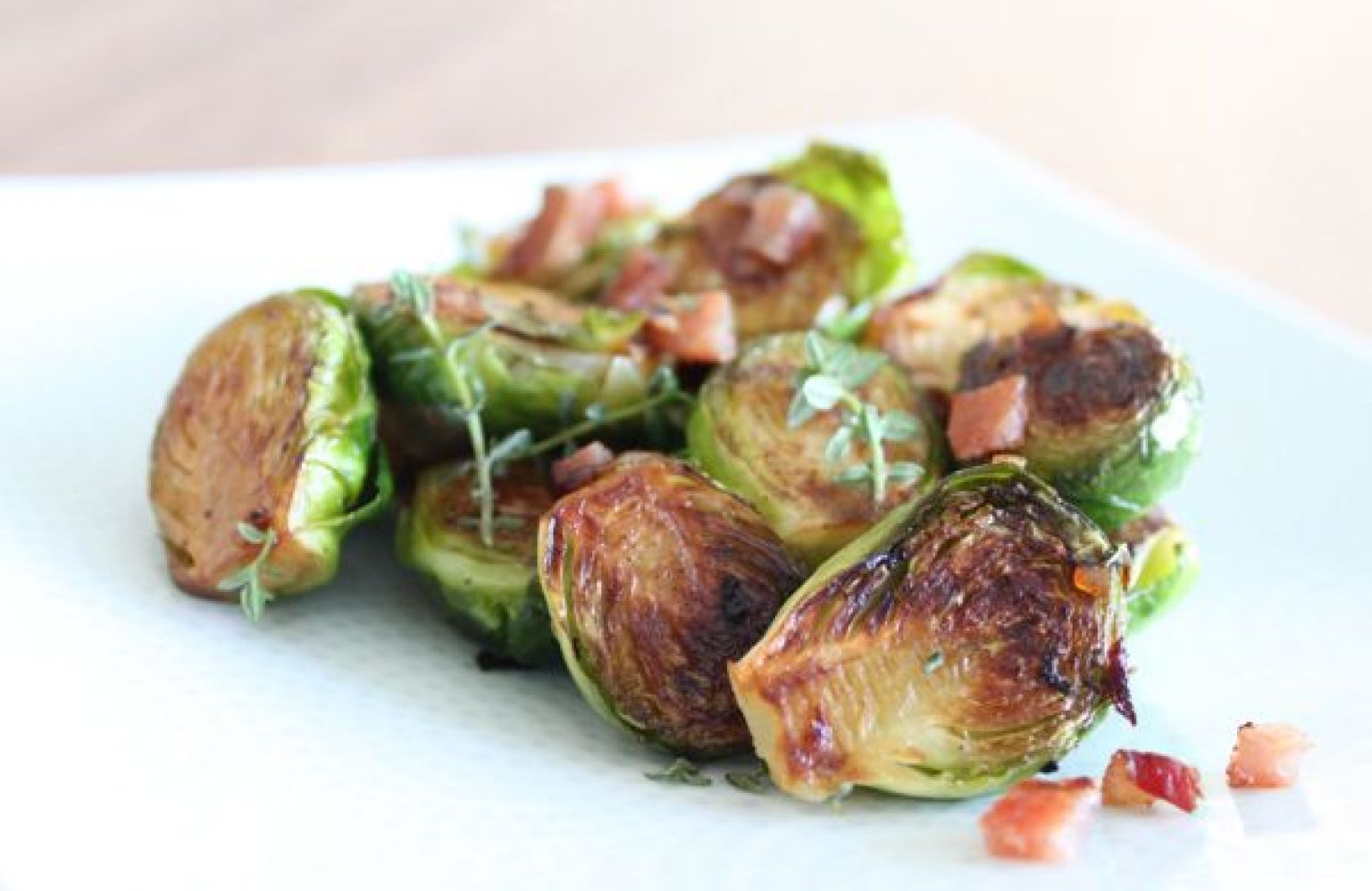 Bacon Brussels Sprouts With Brown Butter Vinaigrette HuffPost
