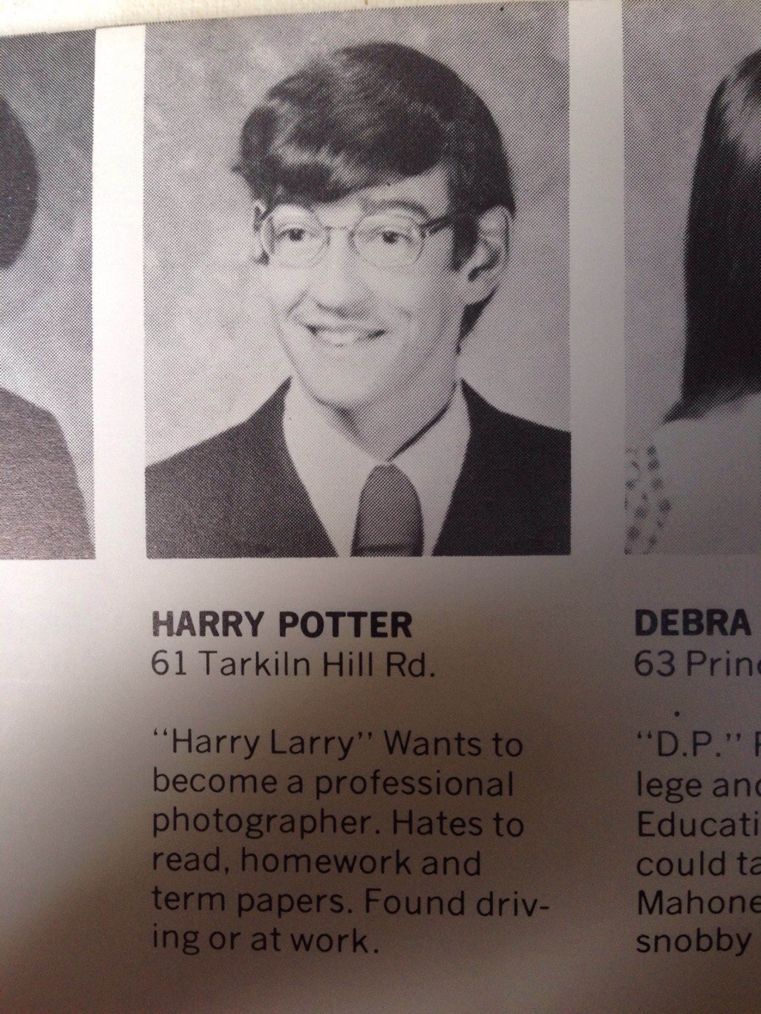 'Harry Potter' Yearbook Photo Is Spitting Image Of Famous Book