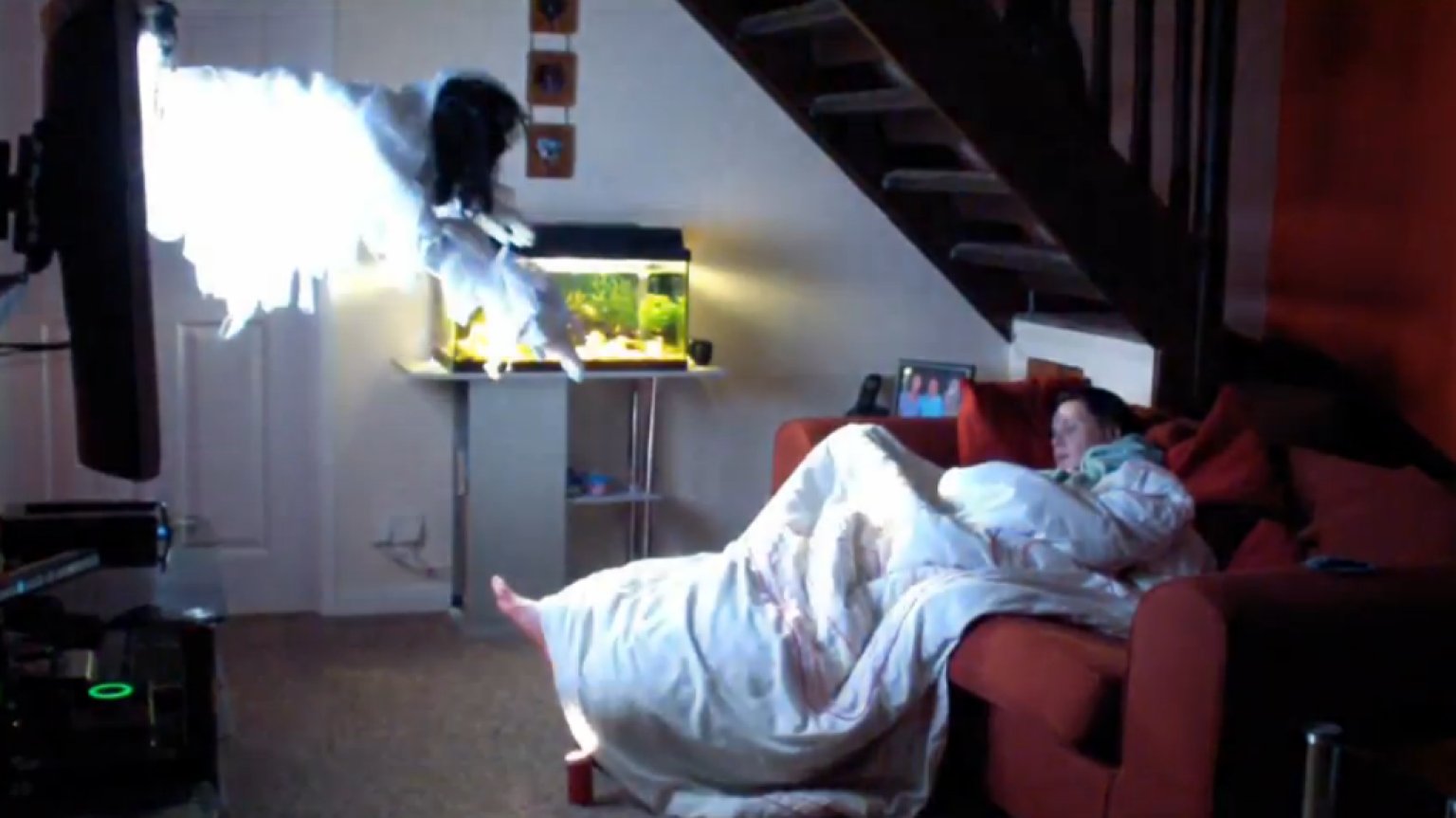 Boyfriend Terrifies Sleeping Girlfriend With The RingStyle Prank