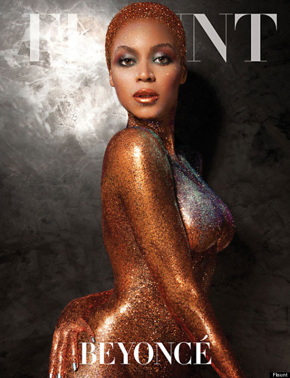 beyonce naked flaunt cover