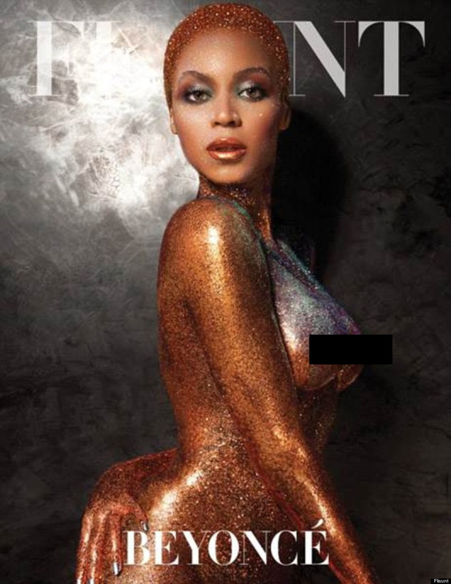 CeleBeauty Watch: Beyoncé is Just About Naked on the Cover 
