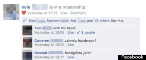 Facebook Status Hand Joke