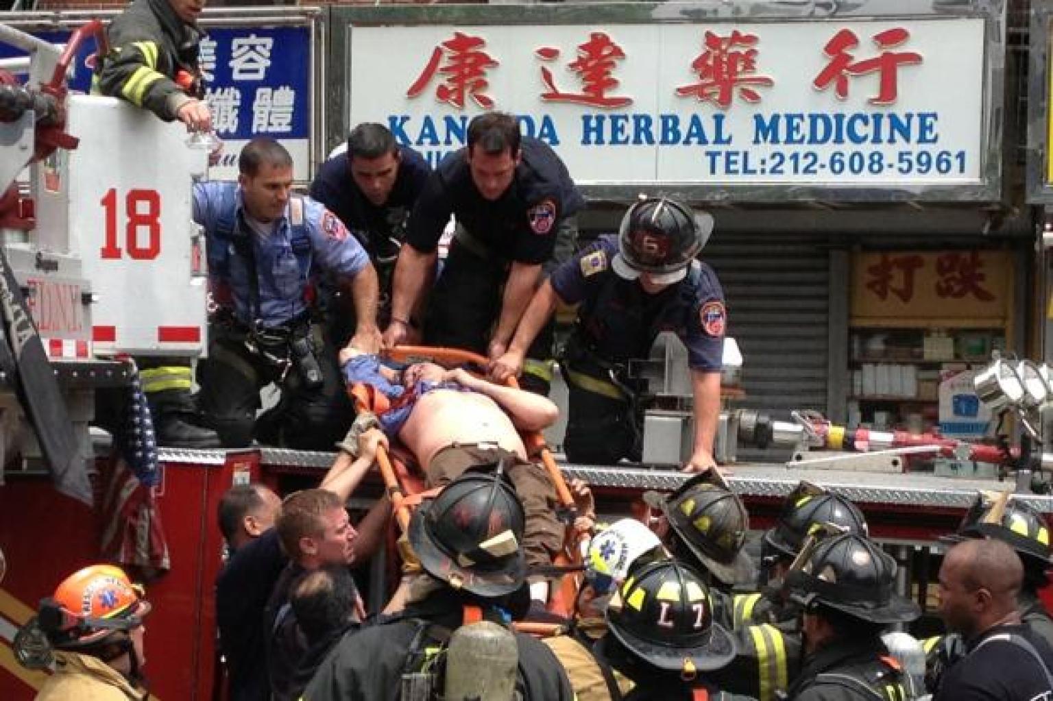 Chinatown Fire Causes Multiple Injuries After Partial Building Collapse