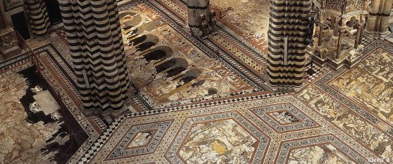 Il pavimento del Duomo di Siena