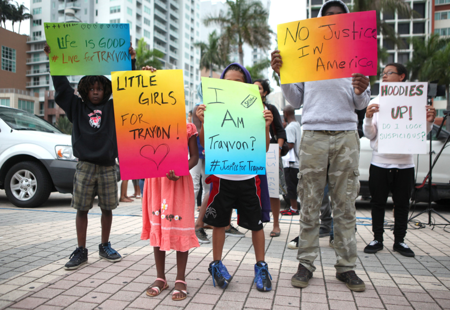 Trayvon Martin Protest Miami South Floridians Hold Downtown Vigil After Verdict Photos Huffpost 4113