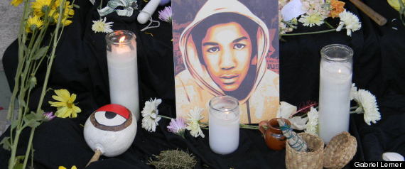 trayvon martin protesta este de los angeles