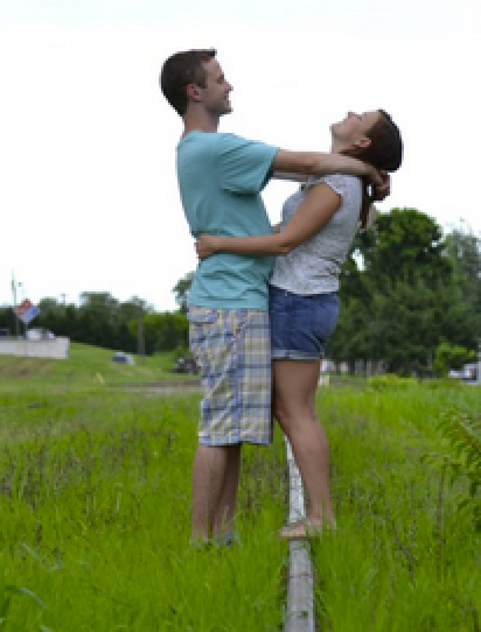 Awkward Engagement Photos Couple Shares Hila