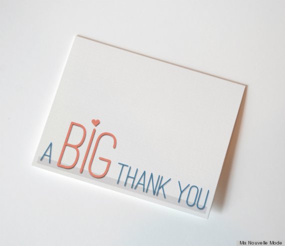 Free Thank You Note Cards Template