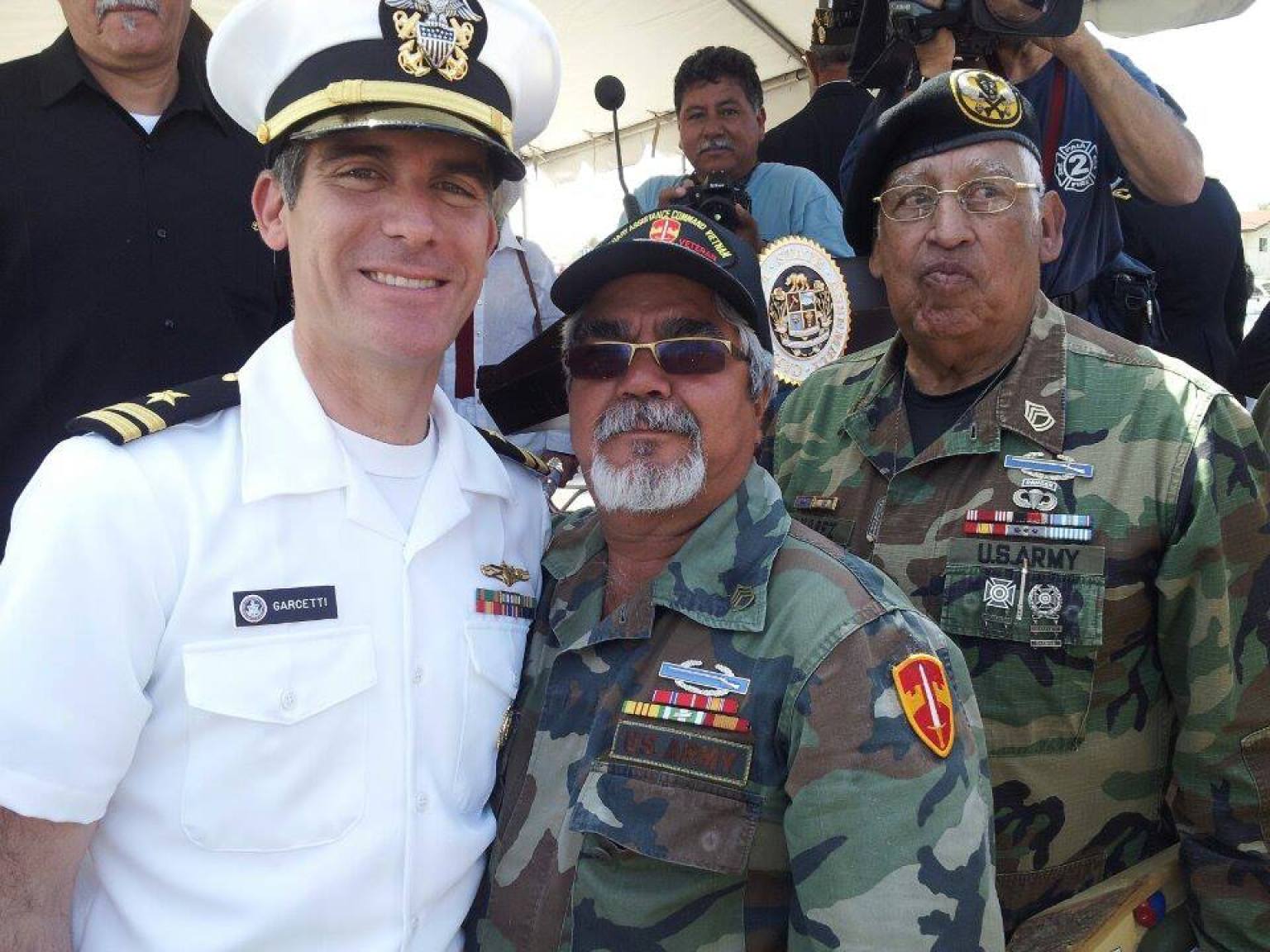 l a  mayor eric garcetti to spend weekend on navy reserve