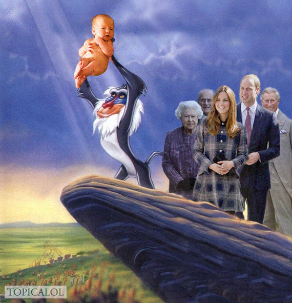 royal baby lion king spoof